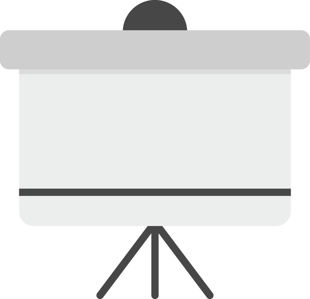 Projector Screen Creative Icon Design vector