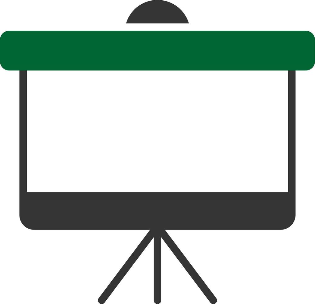 Projector Screen Creative Icon Design vector