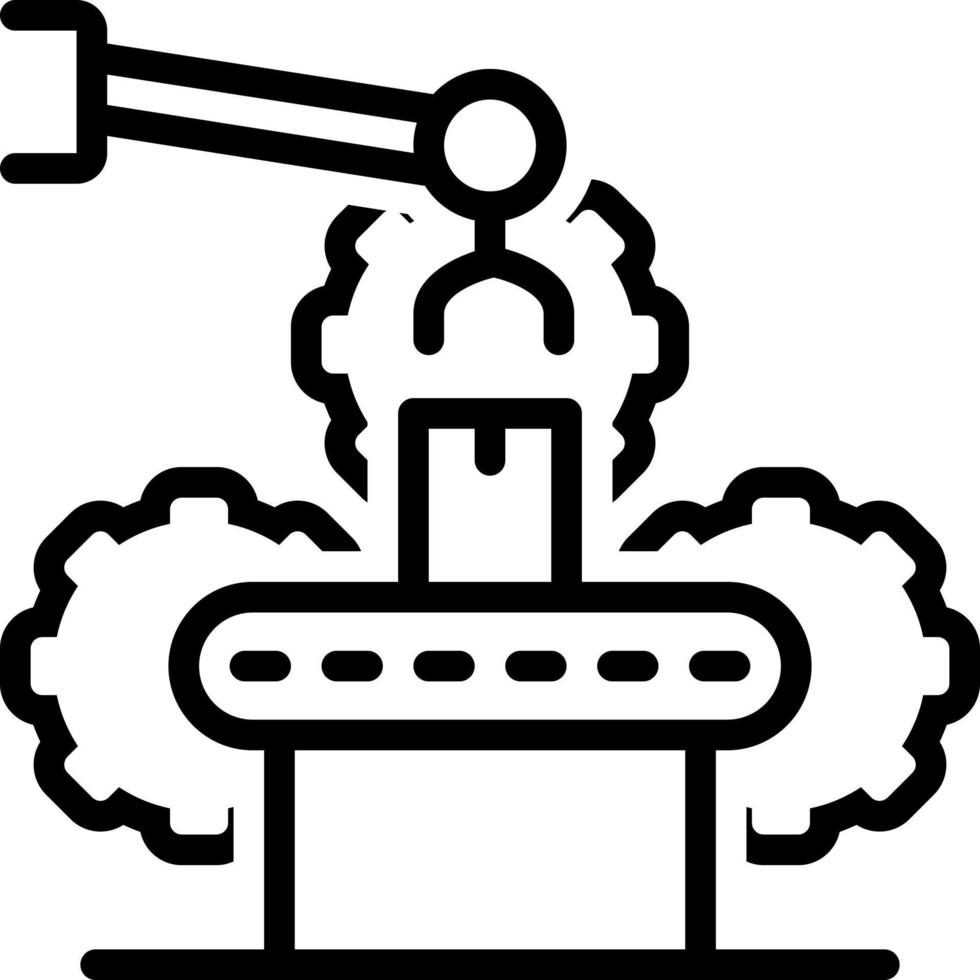 line icon for manufacture vector