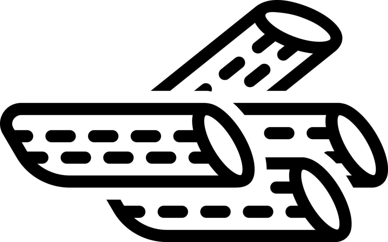 line icon for pasta vector