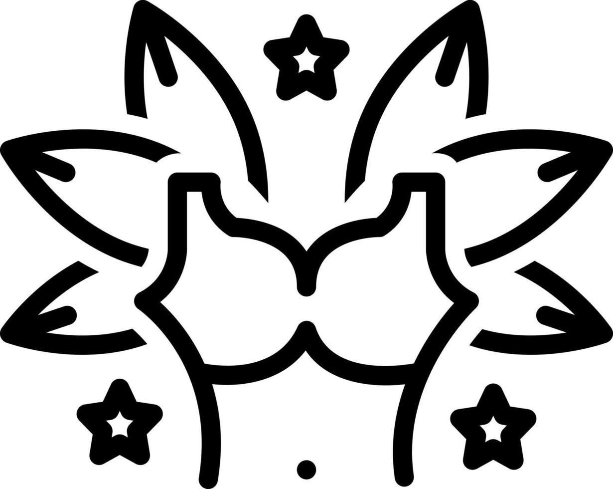 line icon for samba vector
