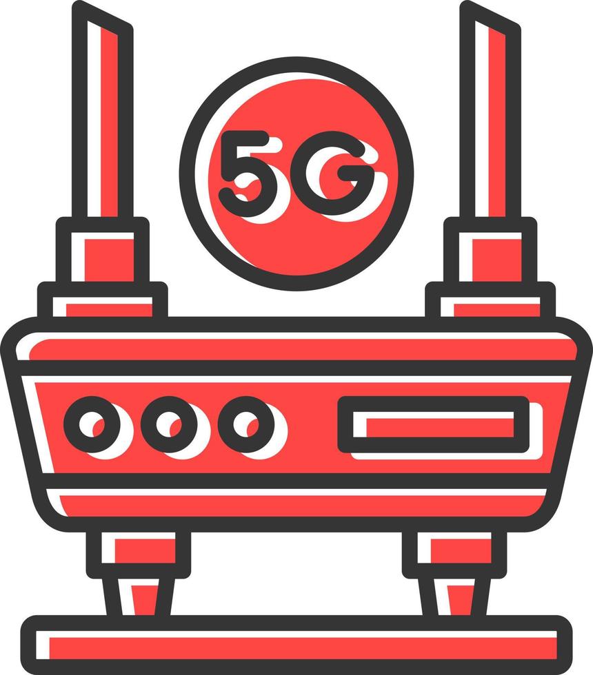 Router Creative Icon Design vector