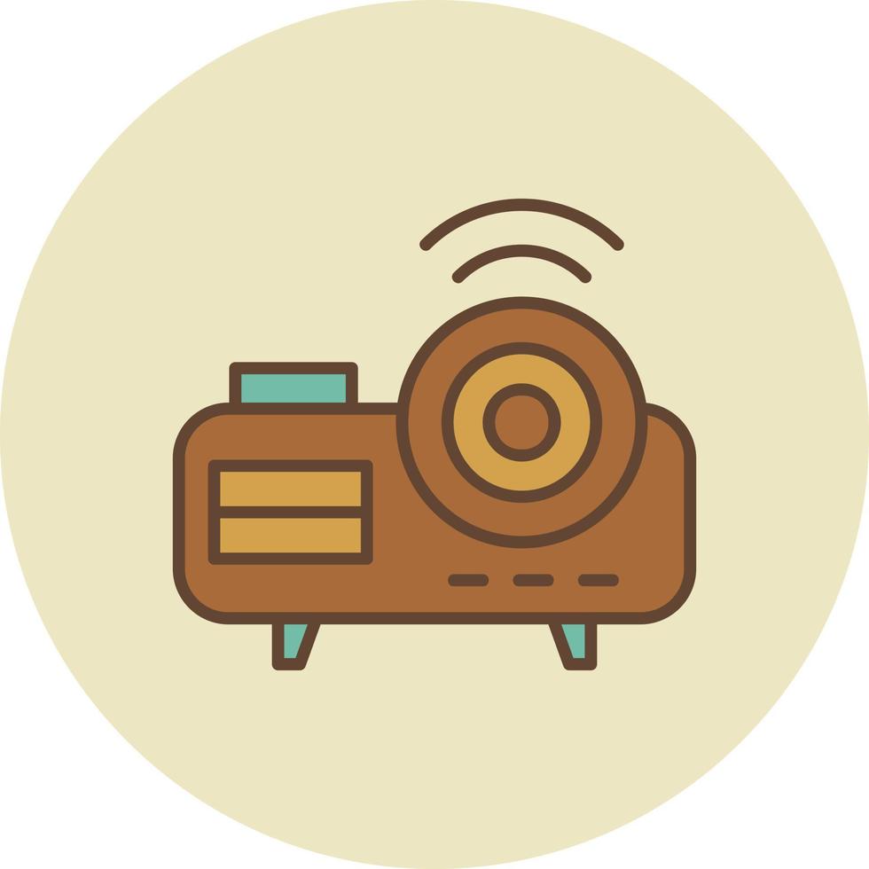 Projector Creative Icon Design vector