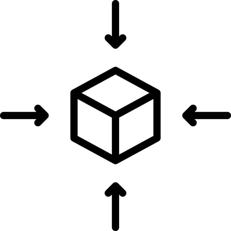 line icon for alignment vector