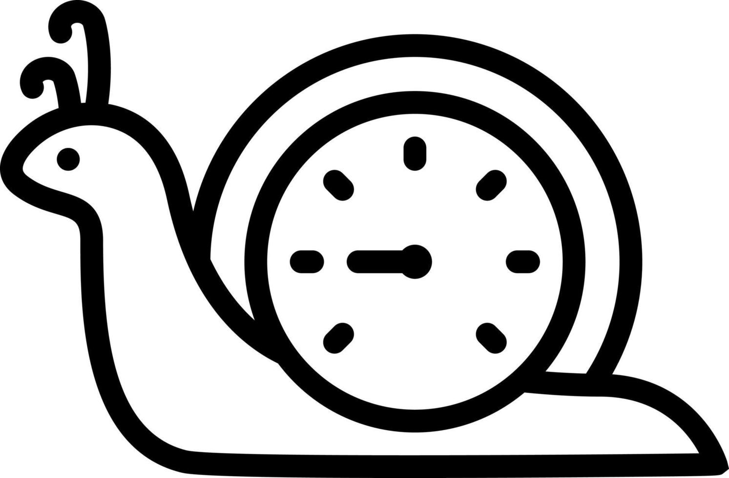 line icon for slowly vector