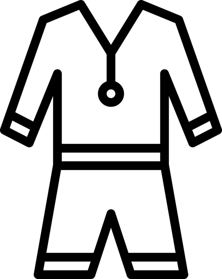 line icon for wear vector