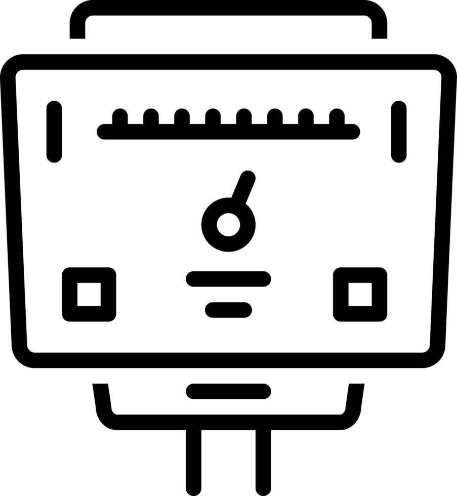 line icon for weight vector