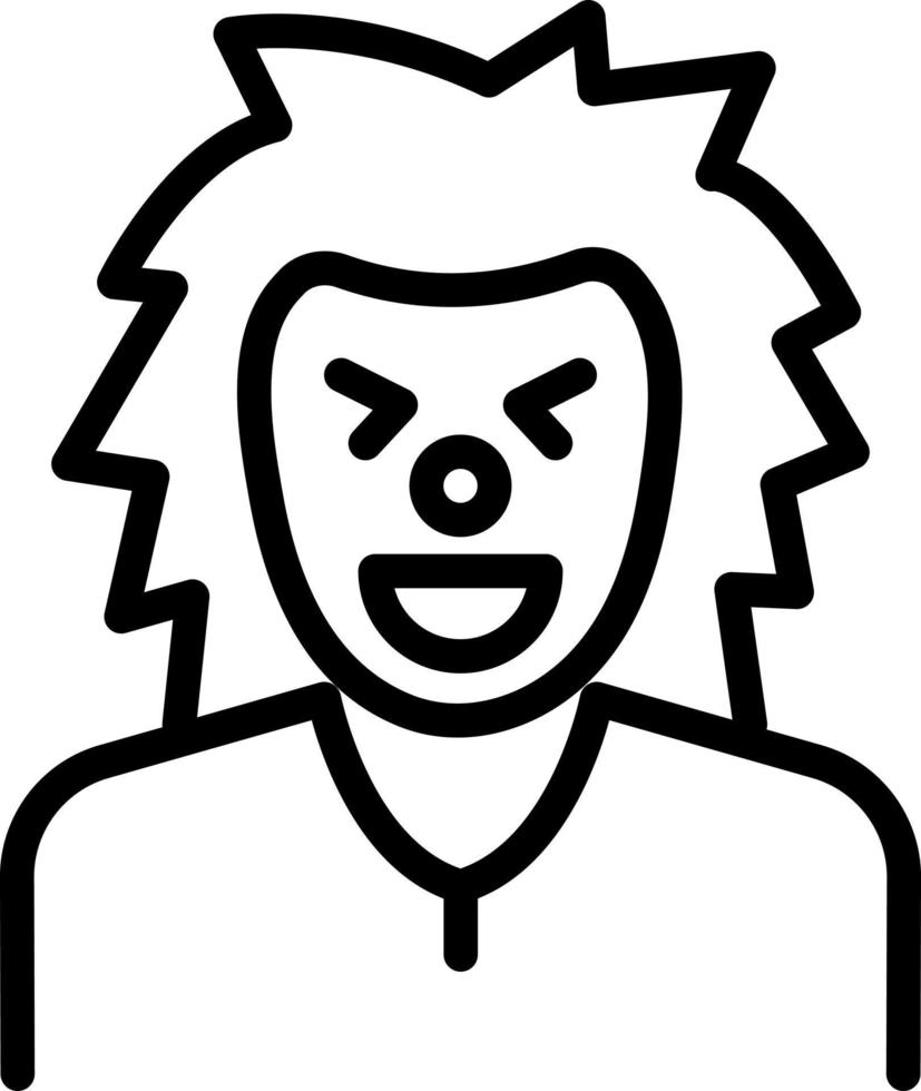 line icon for joke vector