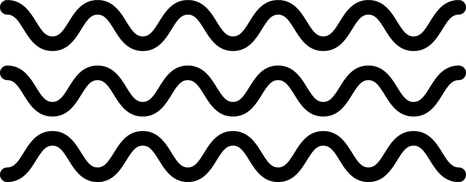 line icon for frequency vector