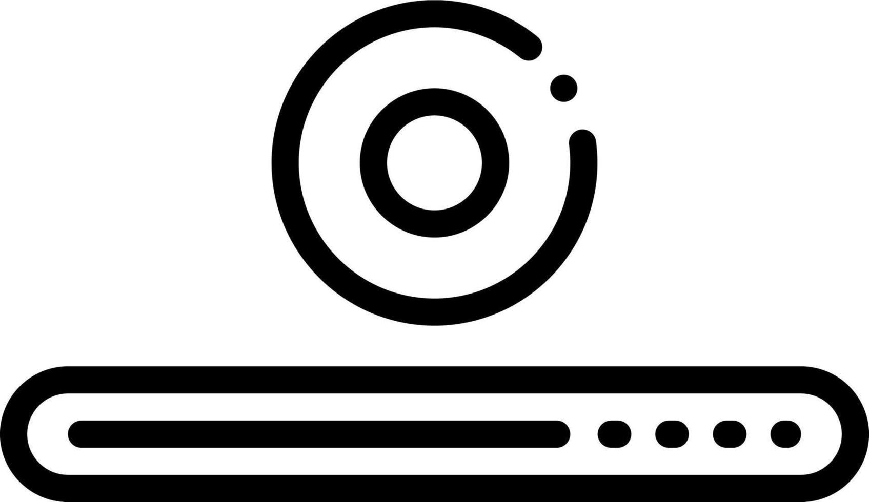 line icon for updating vector