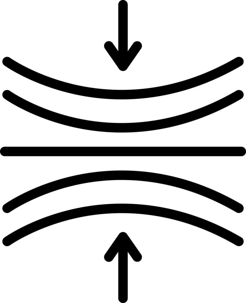 line icon for compression vector