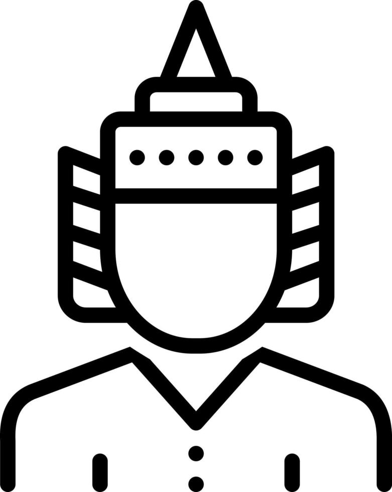 line icon for thai vector
