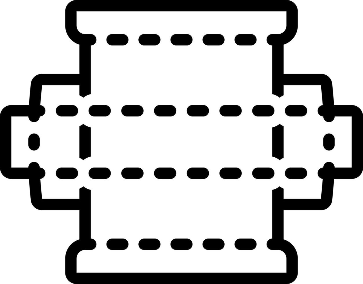 line icon for dies vector