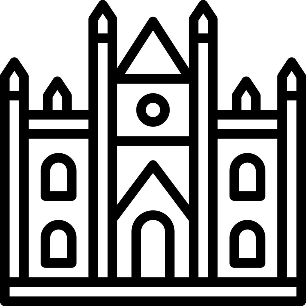 line icon for westminster vector