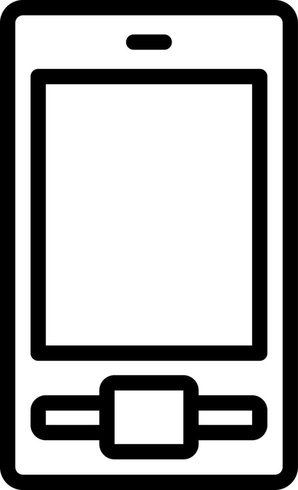 line icon for ipaq vector