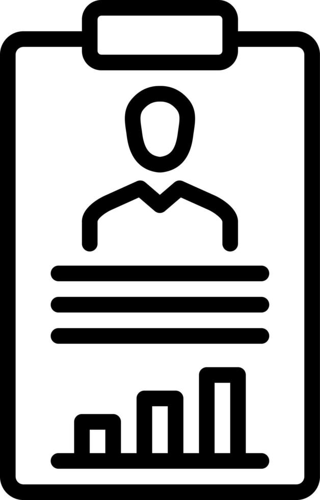 line icon for performed vector