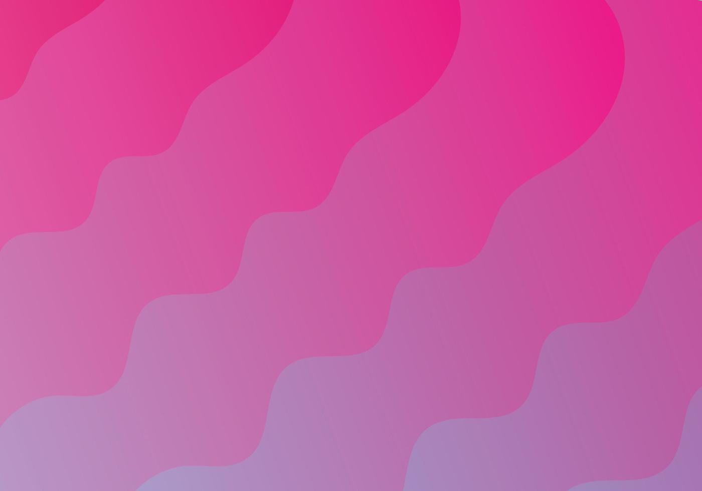 Abstract background composed of wavy curves Gradient from light pink to dark vector