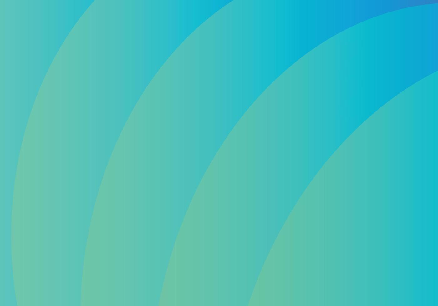Abstract background composed of wavy curves Gradient from light cyan to dark vector