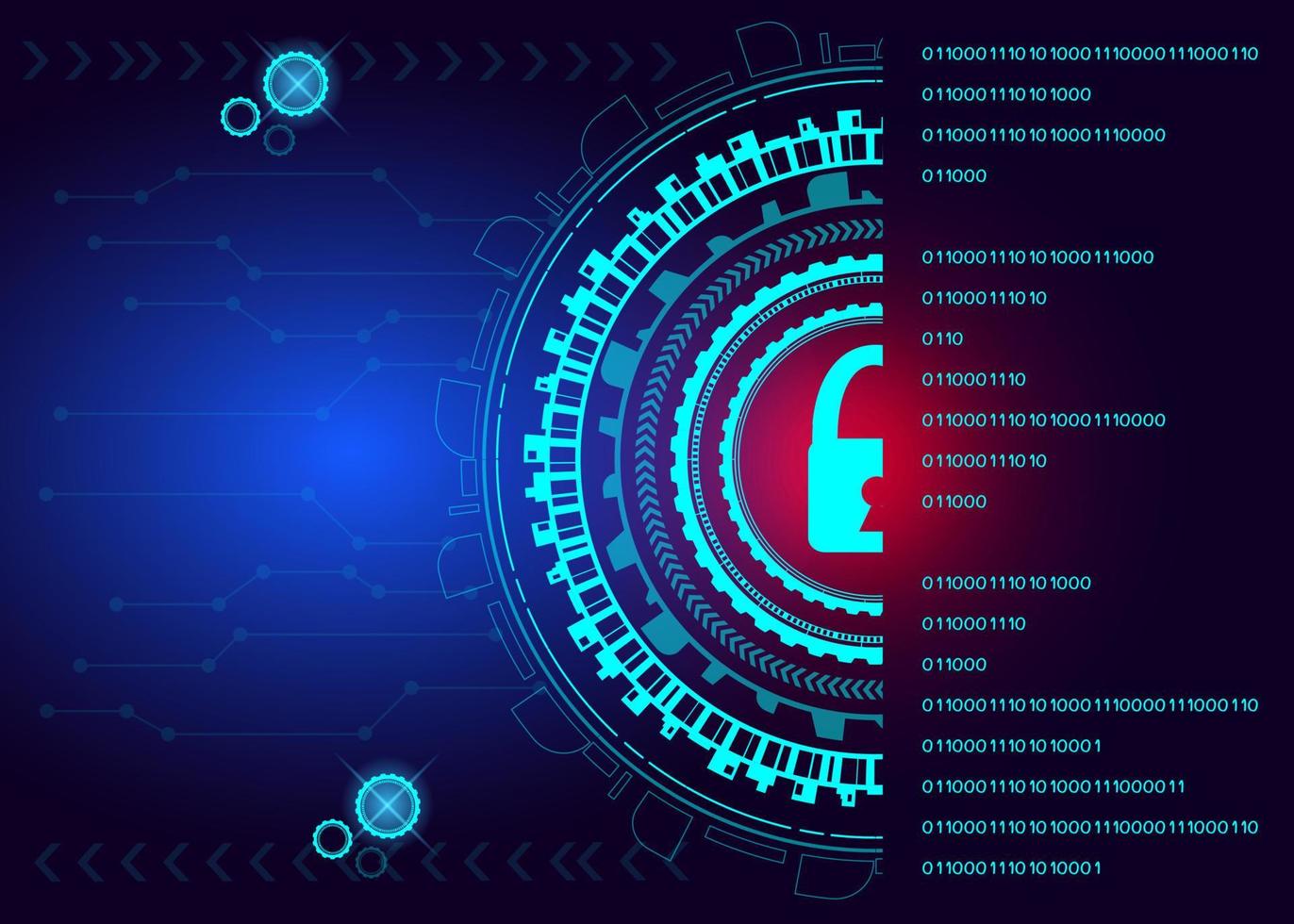 high tech digital technology network Abstract technology background, hi-tech communication concept, circuit board. vector