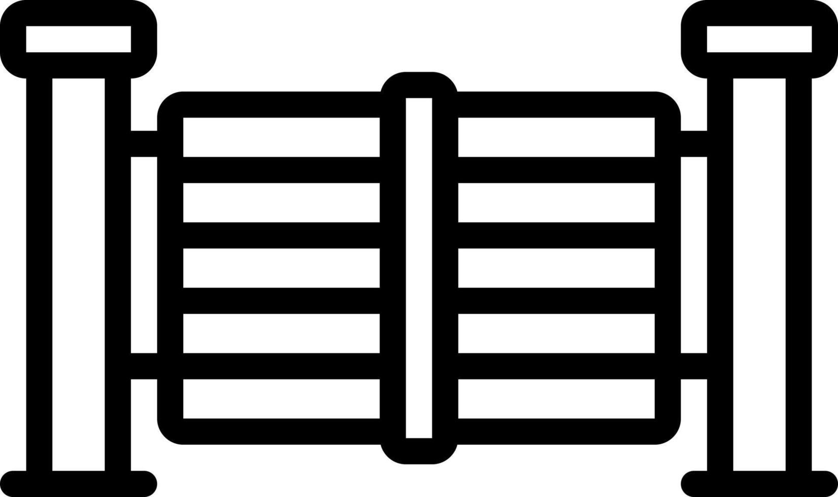 line icon for gate vector