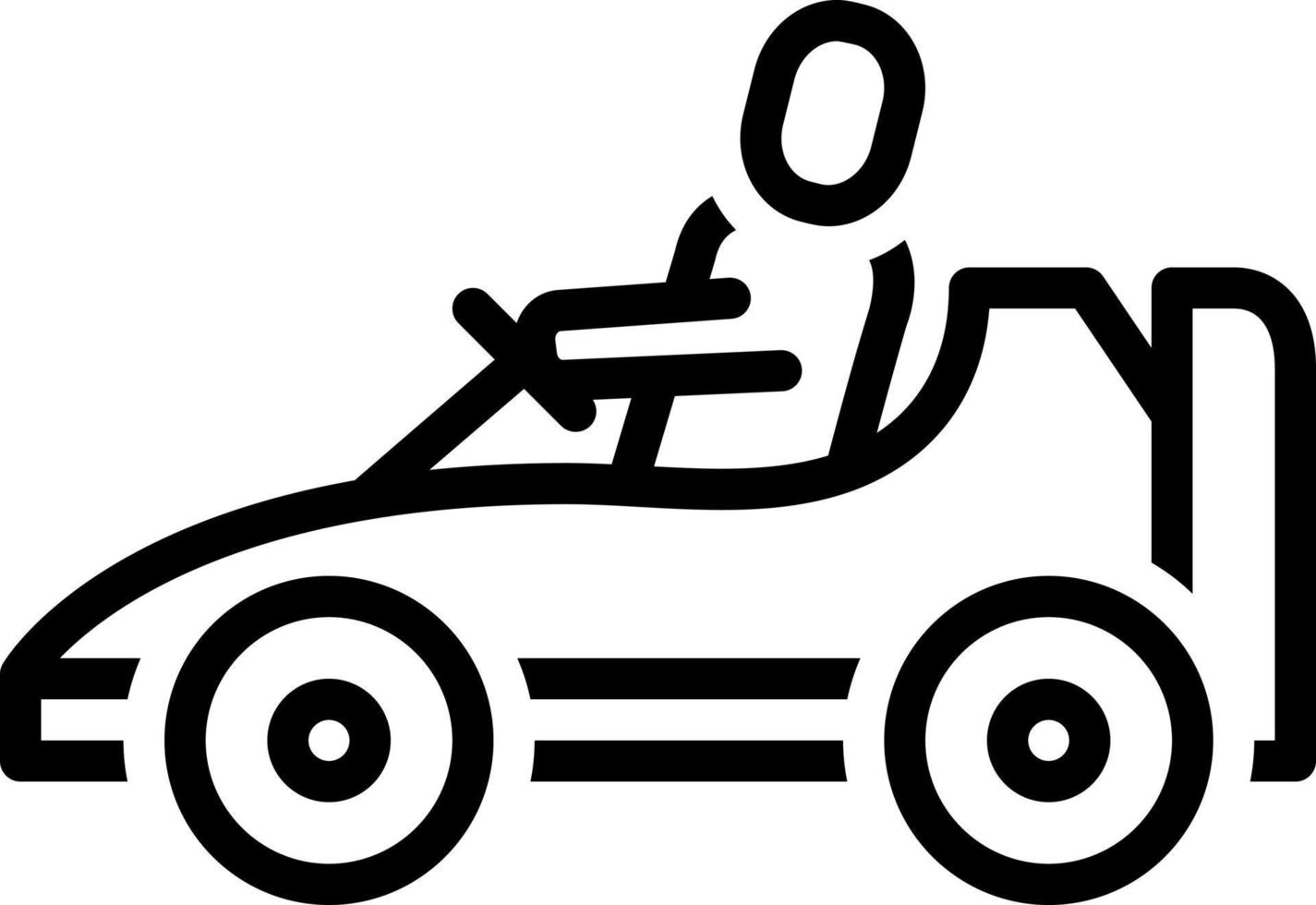line icon for rides vector