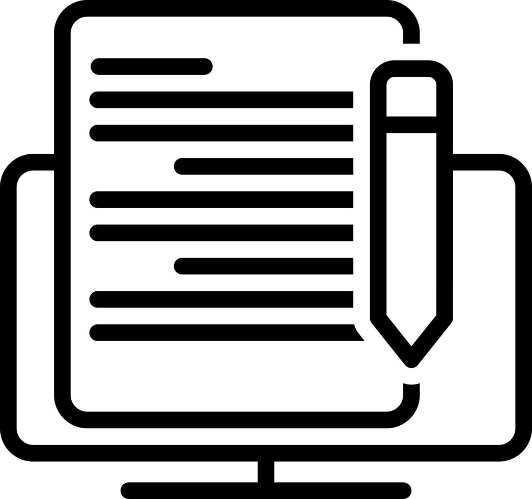 line icon for editions vector