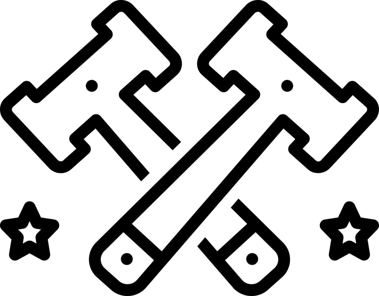 line icon for statute vector