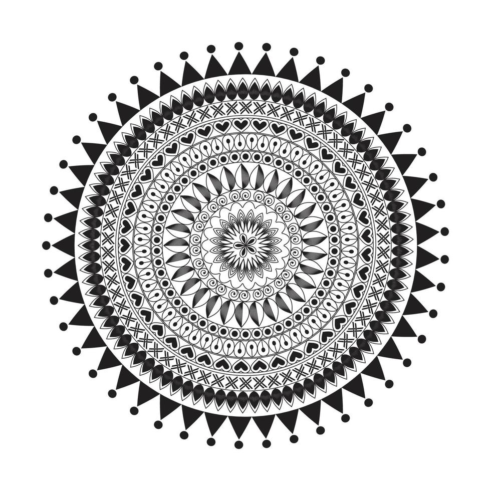 Mandala Design Decorative Pattern Decoration vector