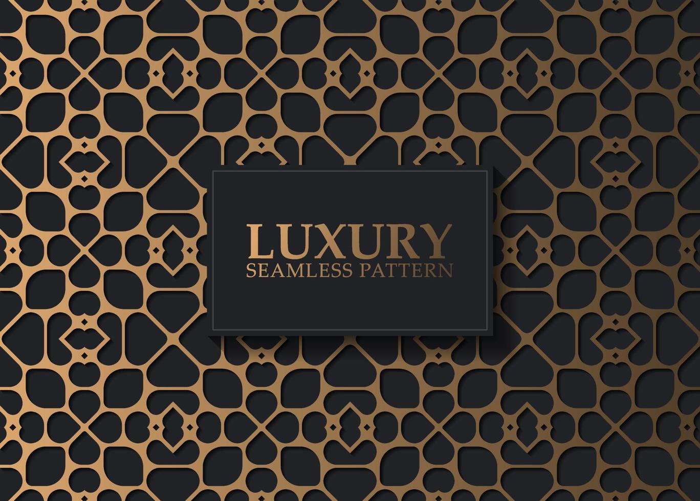 luxury dark seamless pattern background vector