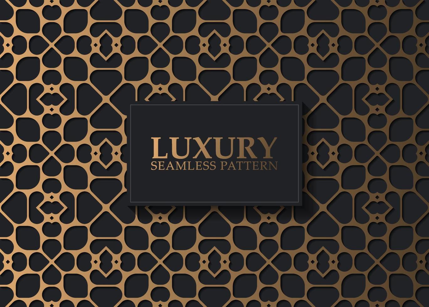 luxury dark seamless pattern background vector