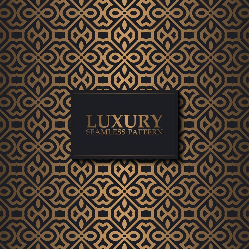 luxury dark seamless pattern background vector