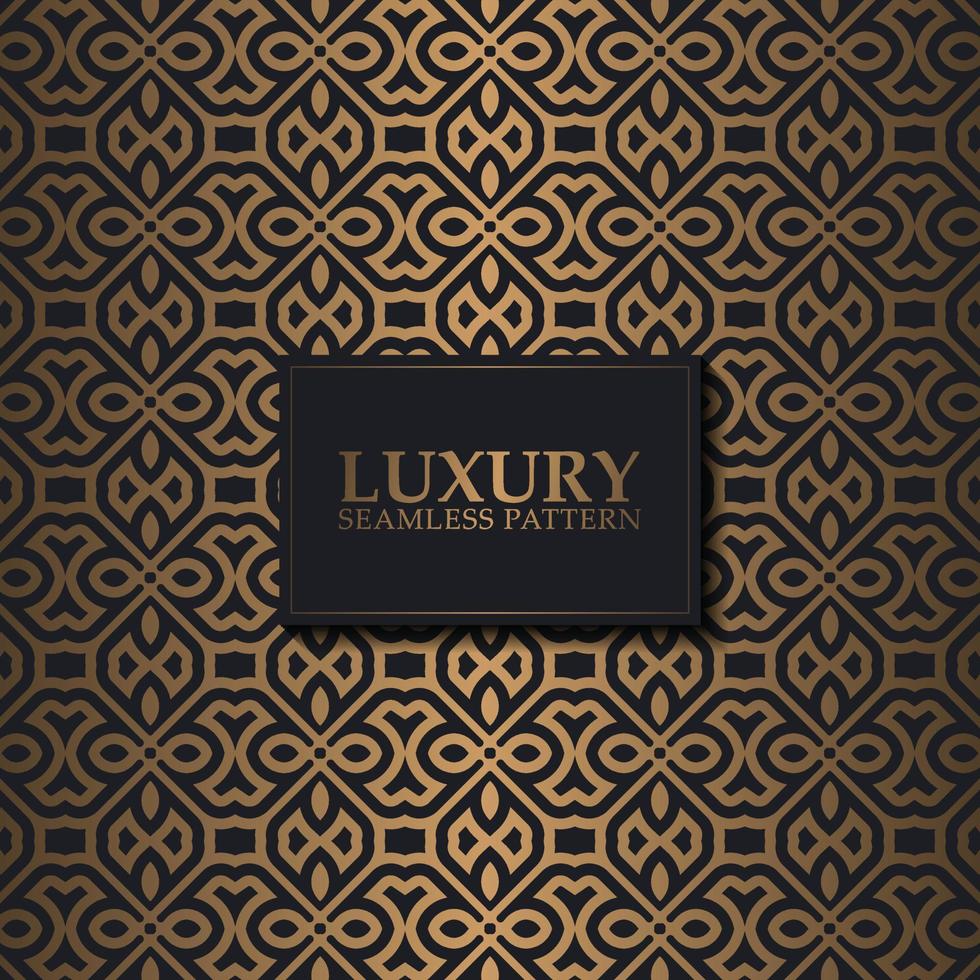 luxury dark seamless pattern background vector