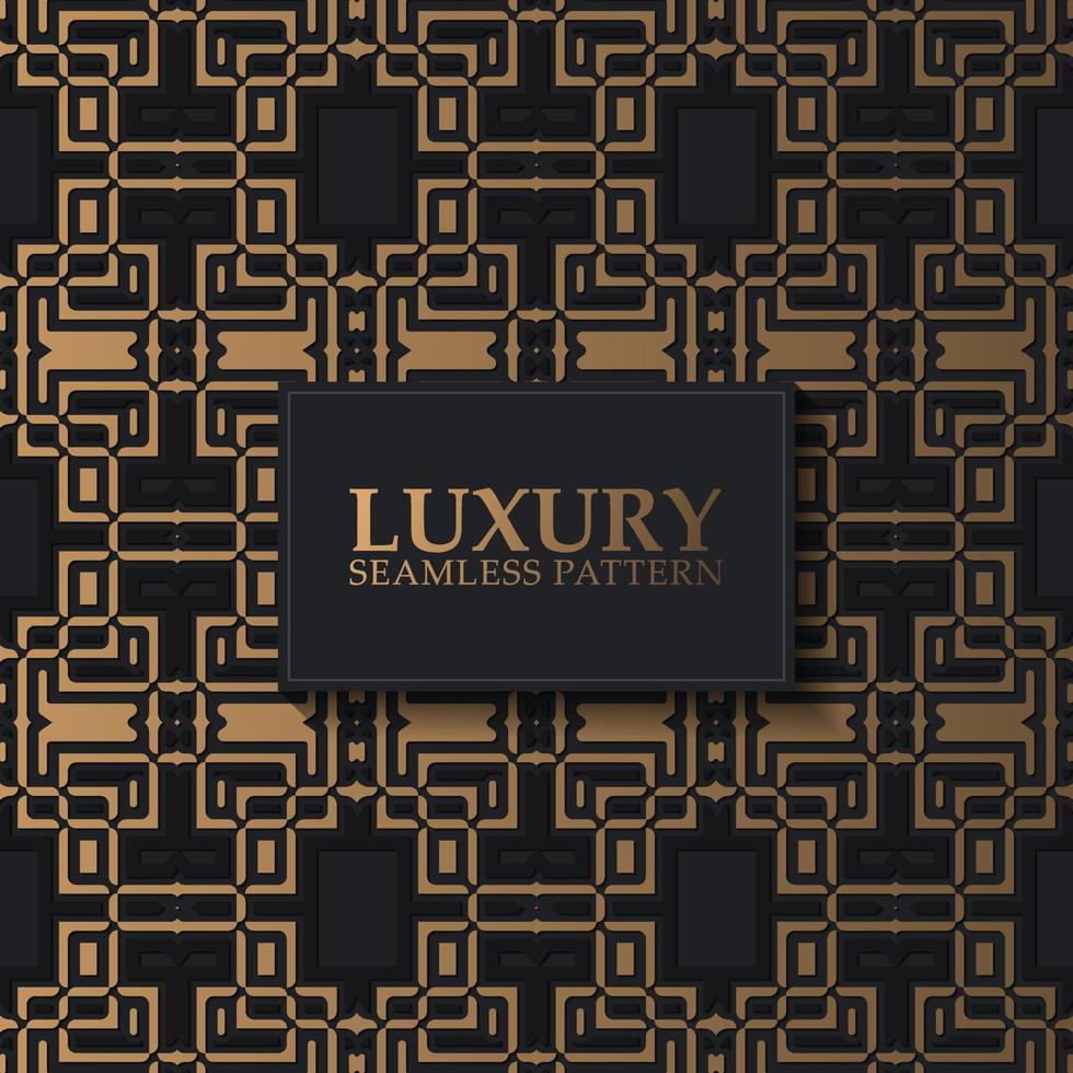 luxury dark seamless pattern background vector