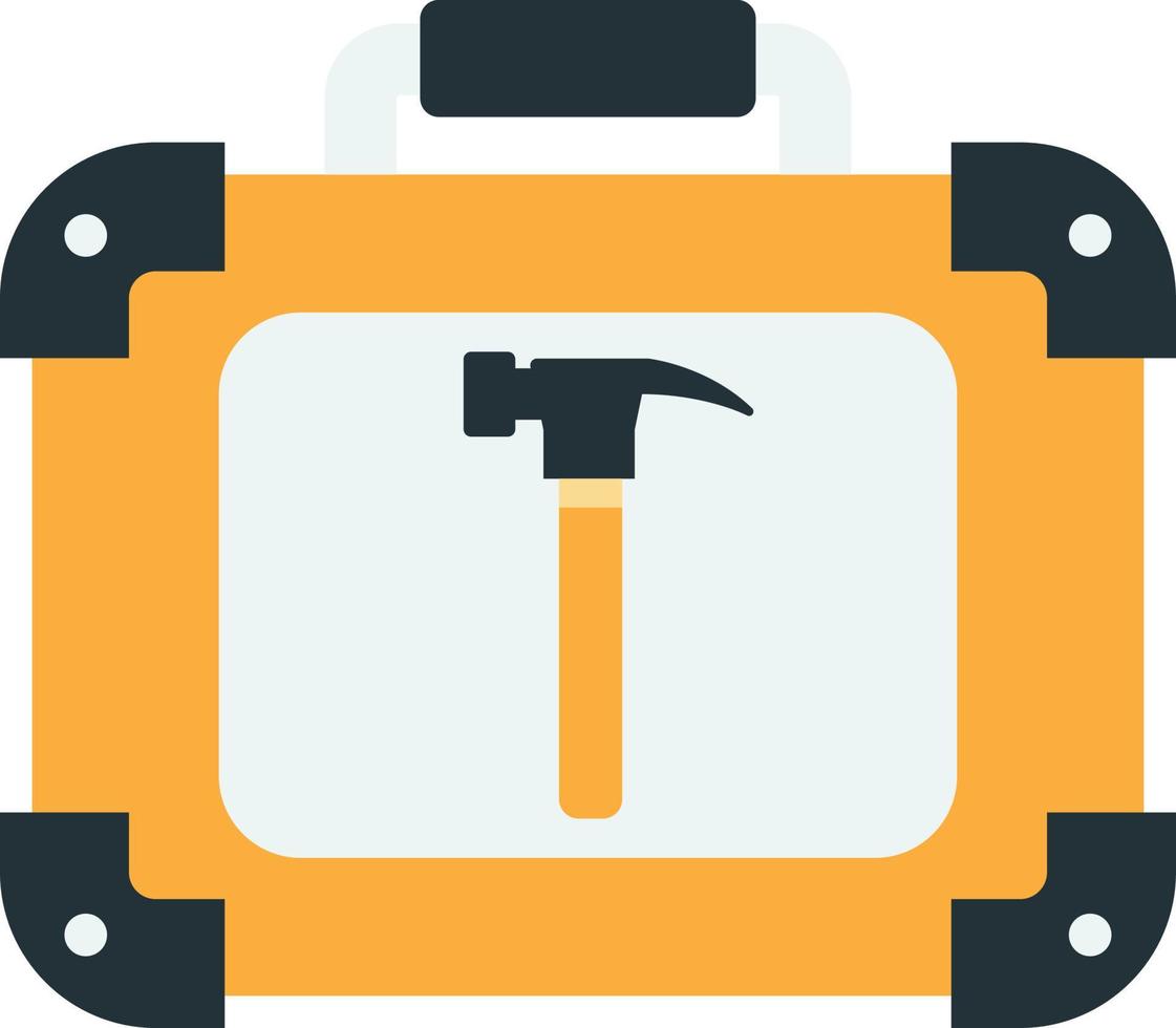 tool bag for mechanic illustration in minimal style vector