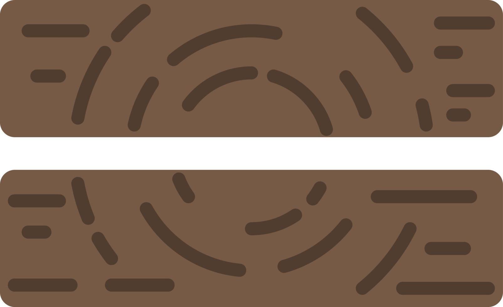 wooden planks illustration in minimal style vector