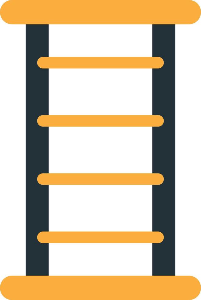 fixed ladder illustration in minimal style vector