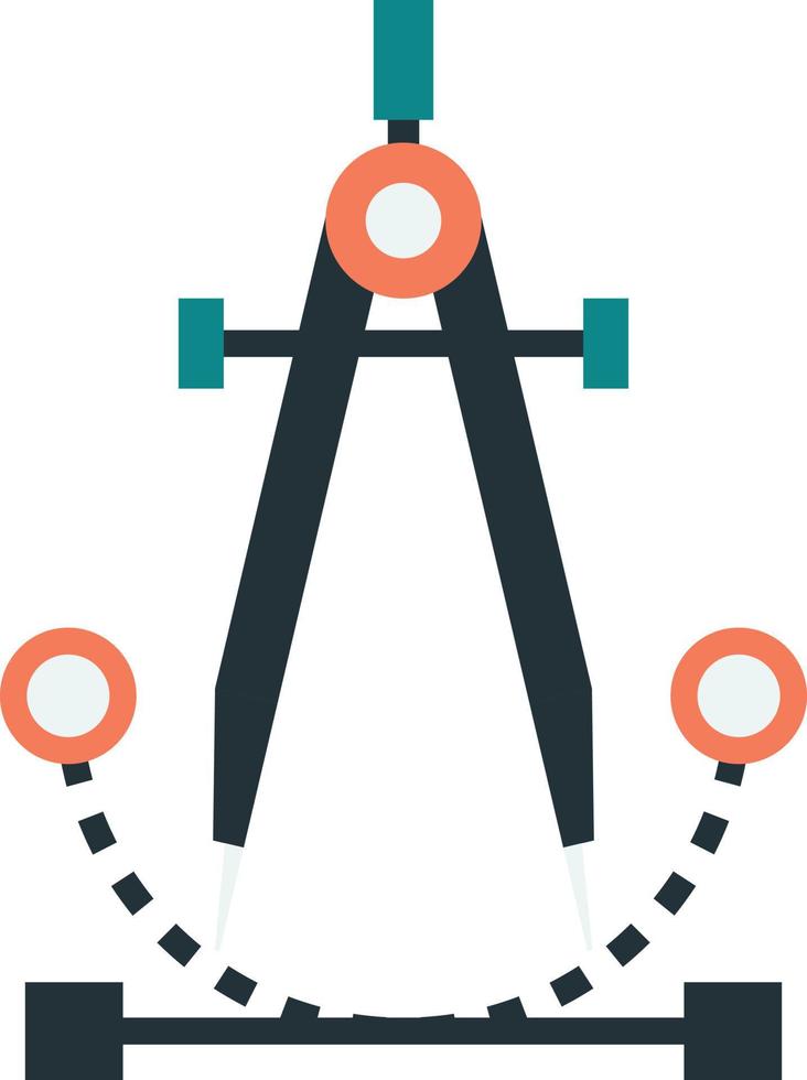 stationery dividers illustration in minimal style vector
