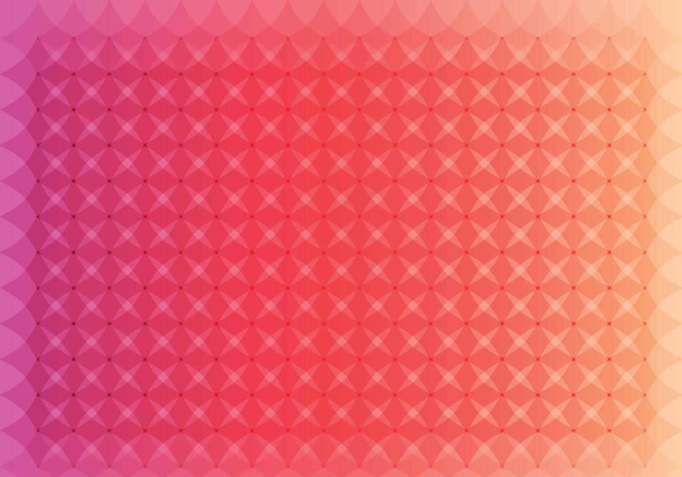 An abstract background composed of ovals resembling a flower. Gradient from light pink to dark orange vector