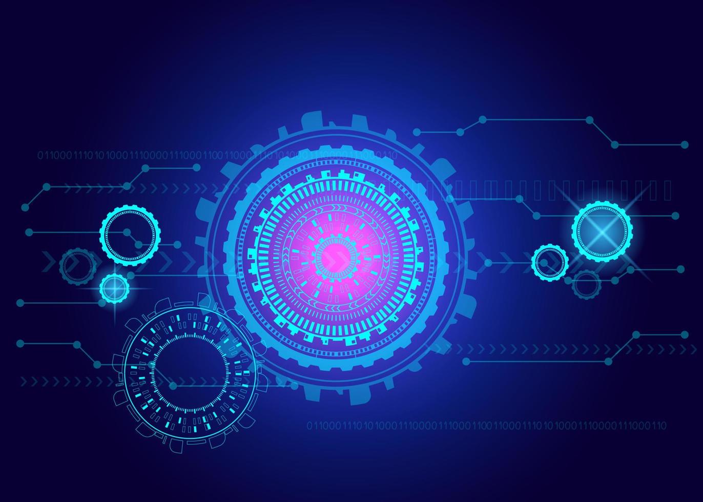 high tech digital technology network Abstract technology background, hi-tech communication concept, circuit board,. vector