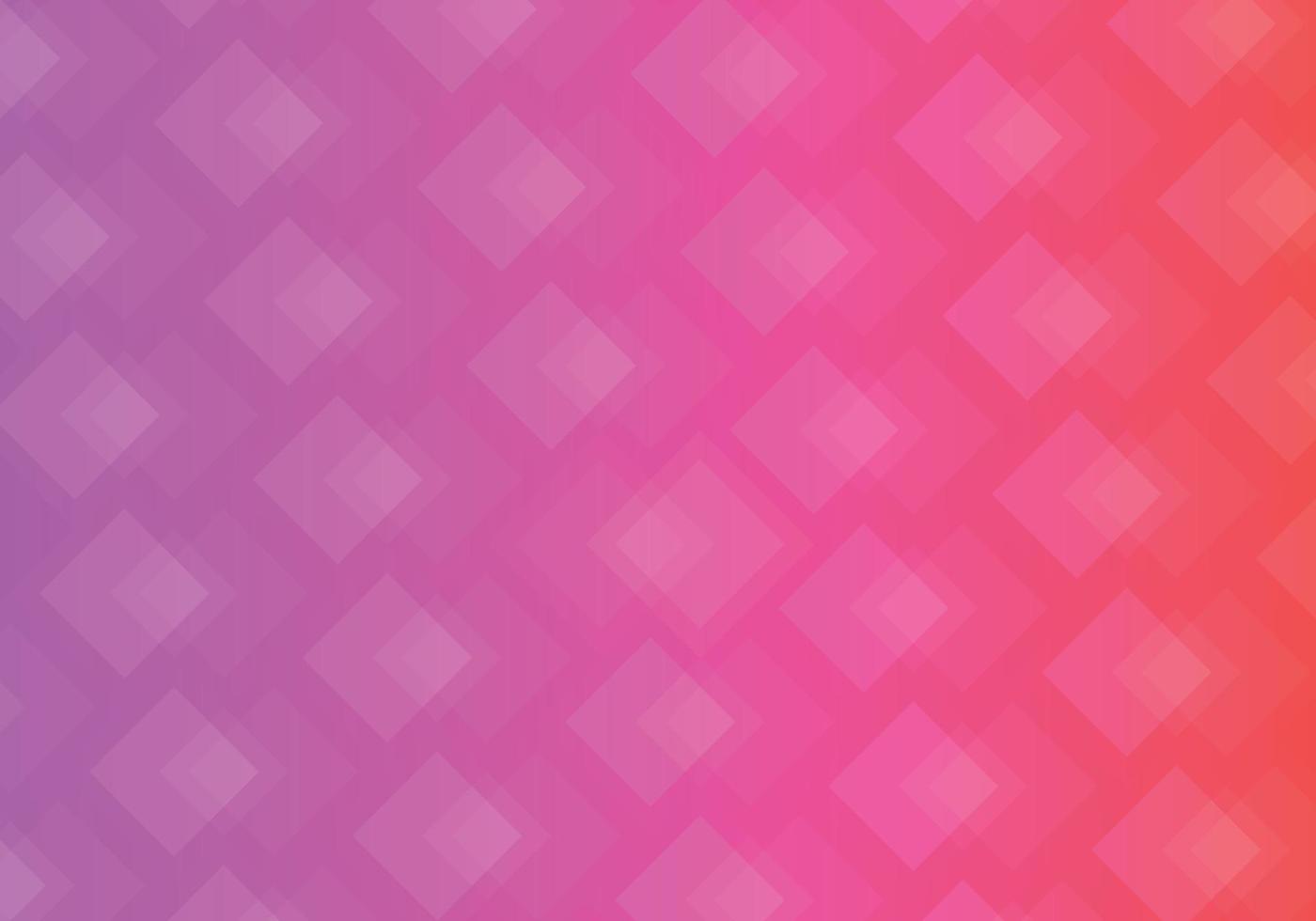 Abstract background composed of technologically themed squares gradient from light pink to dark vector