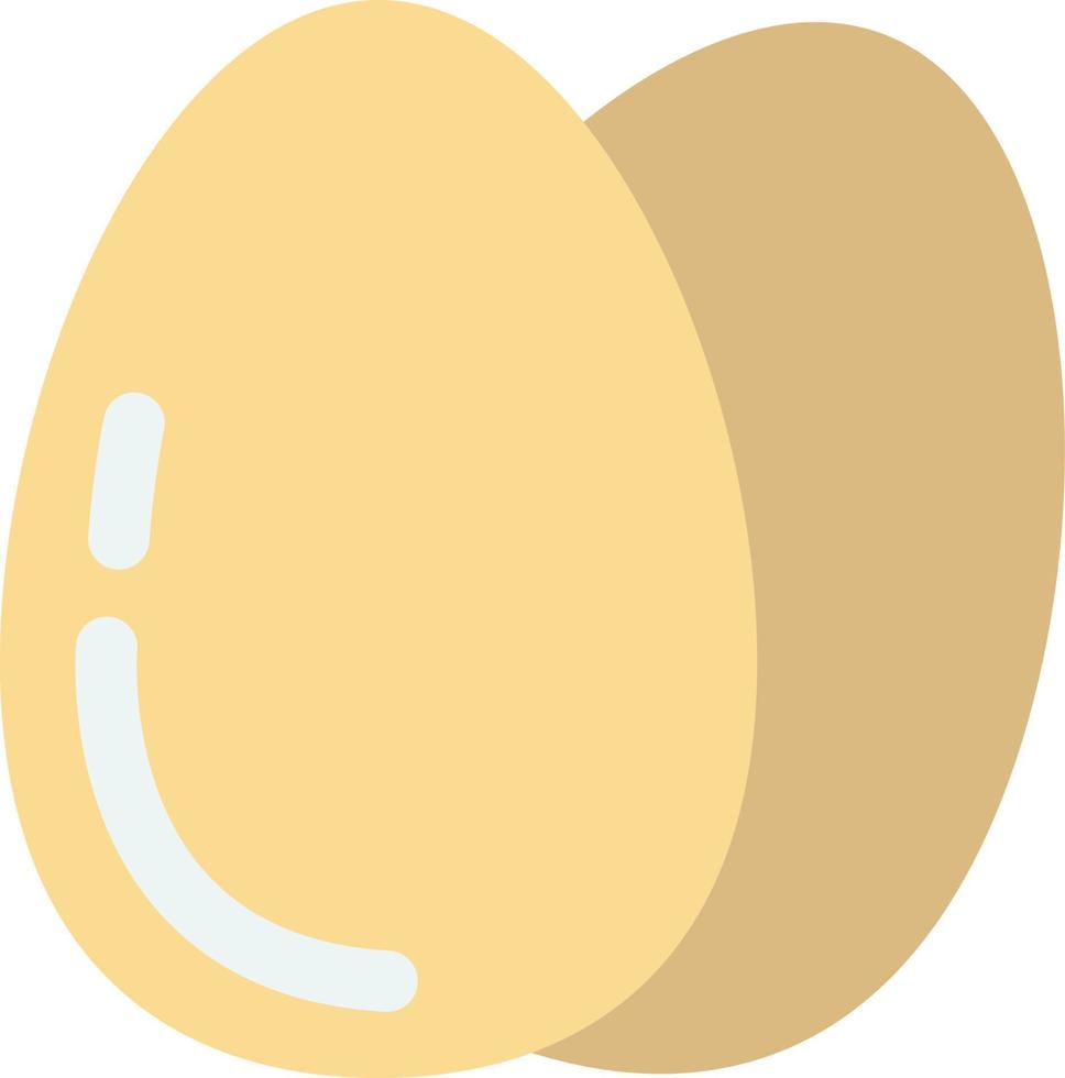 ilustración de huevos de pollo o pato en estilo minimalista vector