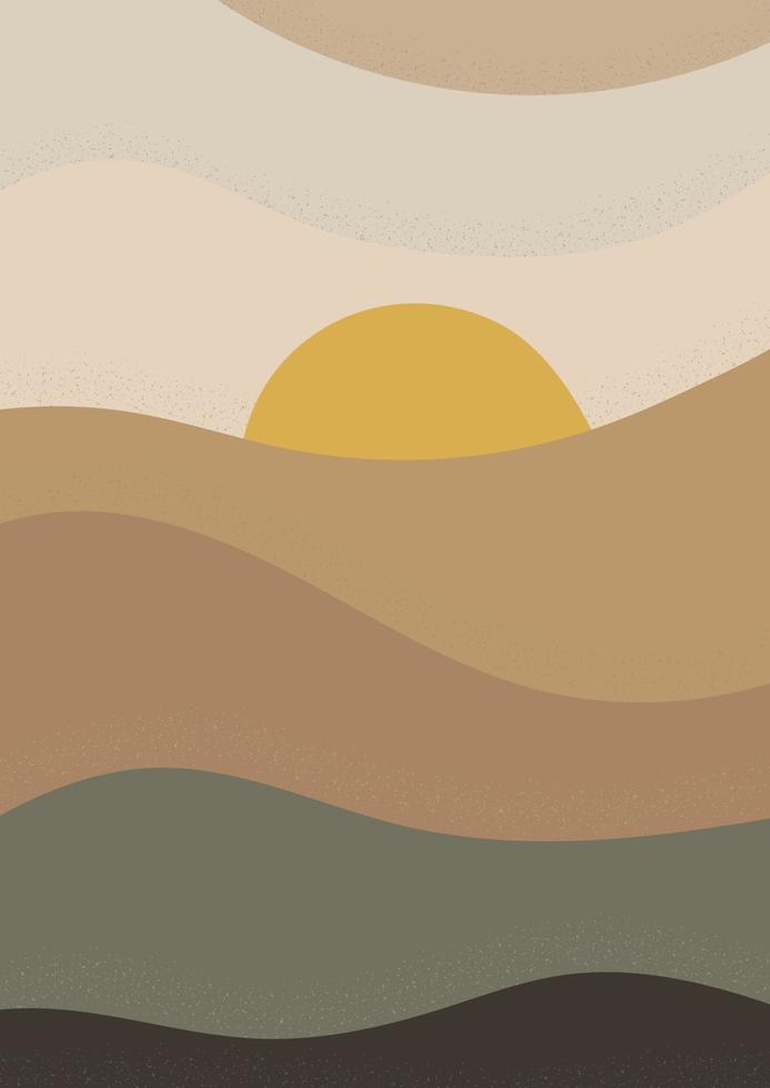 Abstract background with organic shape and hand draw line in pastel colors. Modern design template with space for text. Minimal stylish cover for branding design. vector