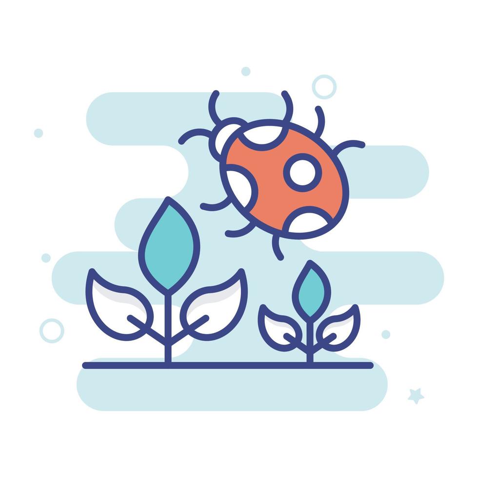 Vermin Filled vector filled outline icon style illustration. EPS 10 file