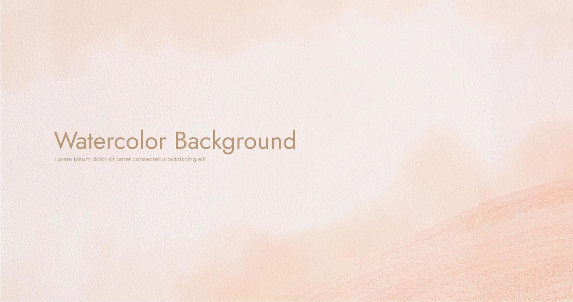 Abstract horizontal watercolor background vector