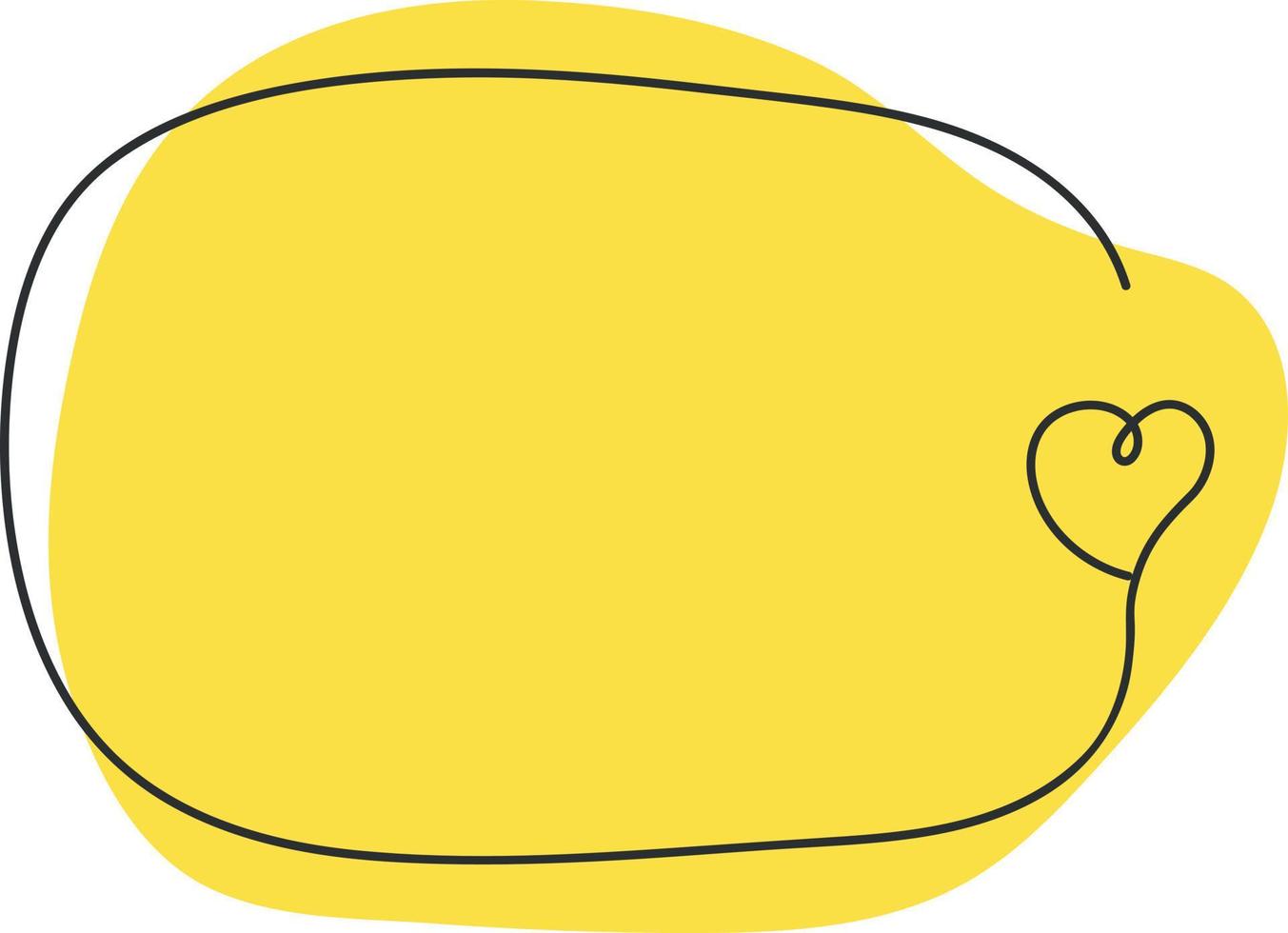 Hand drawn cartoon blank speech bubble with question mark. Doodle style. vector