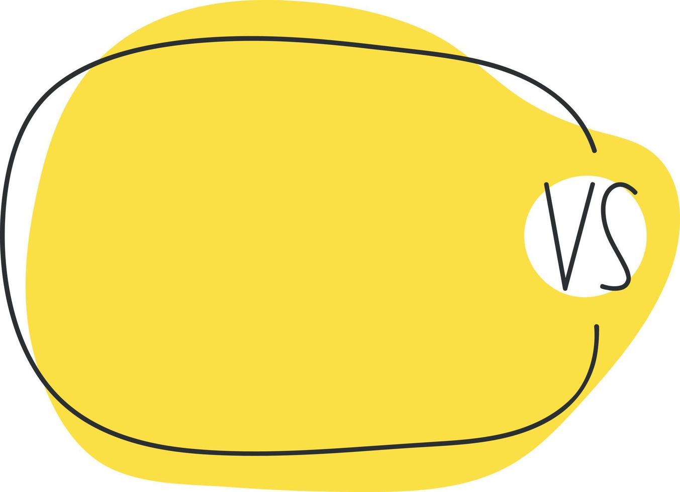 Hand drawn cartoon blank speech bubble with question mark. Doodle style. vector