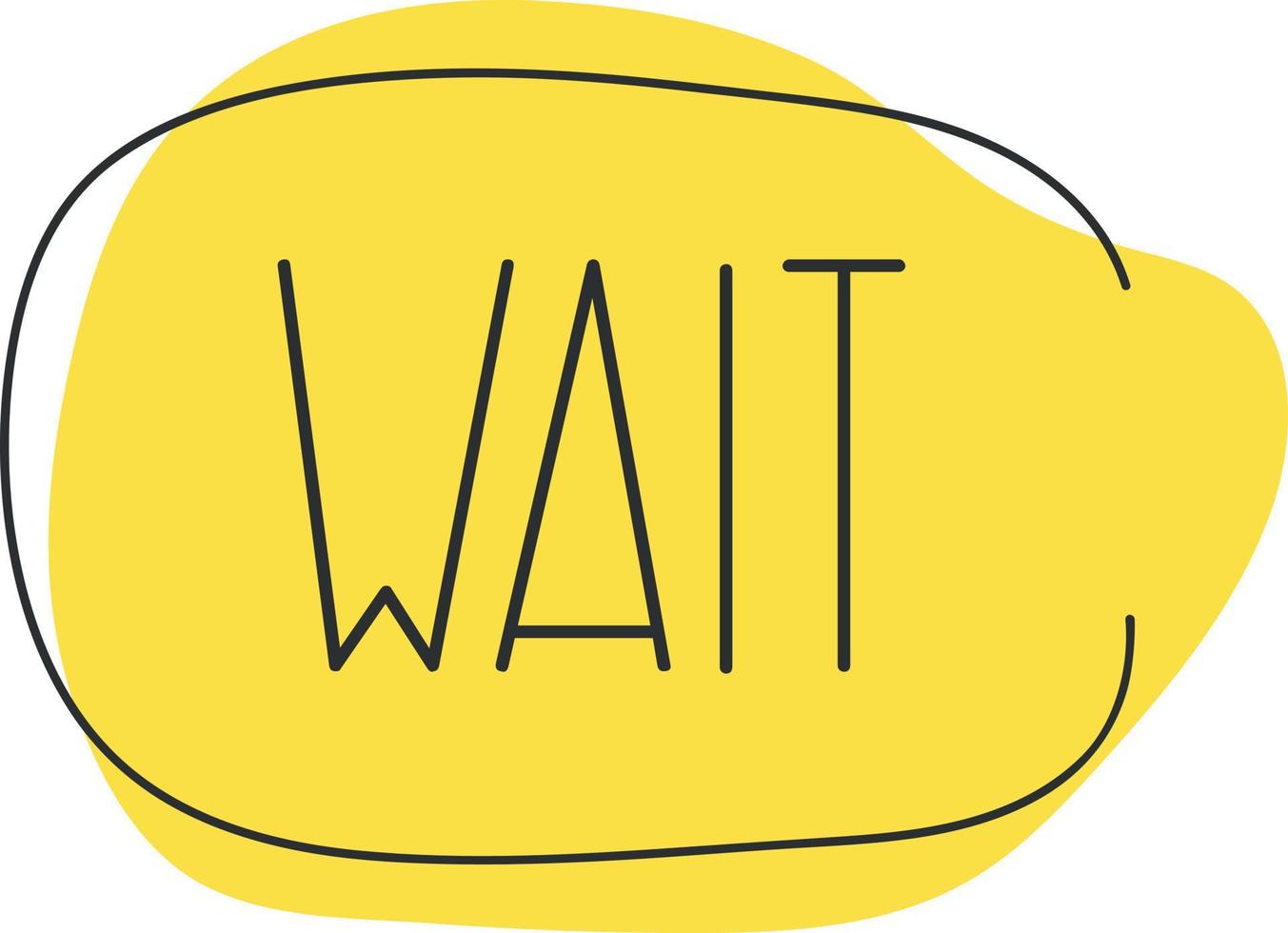 Hand drawn cartoon blank speech bubble with question mark. Doodle style. vector