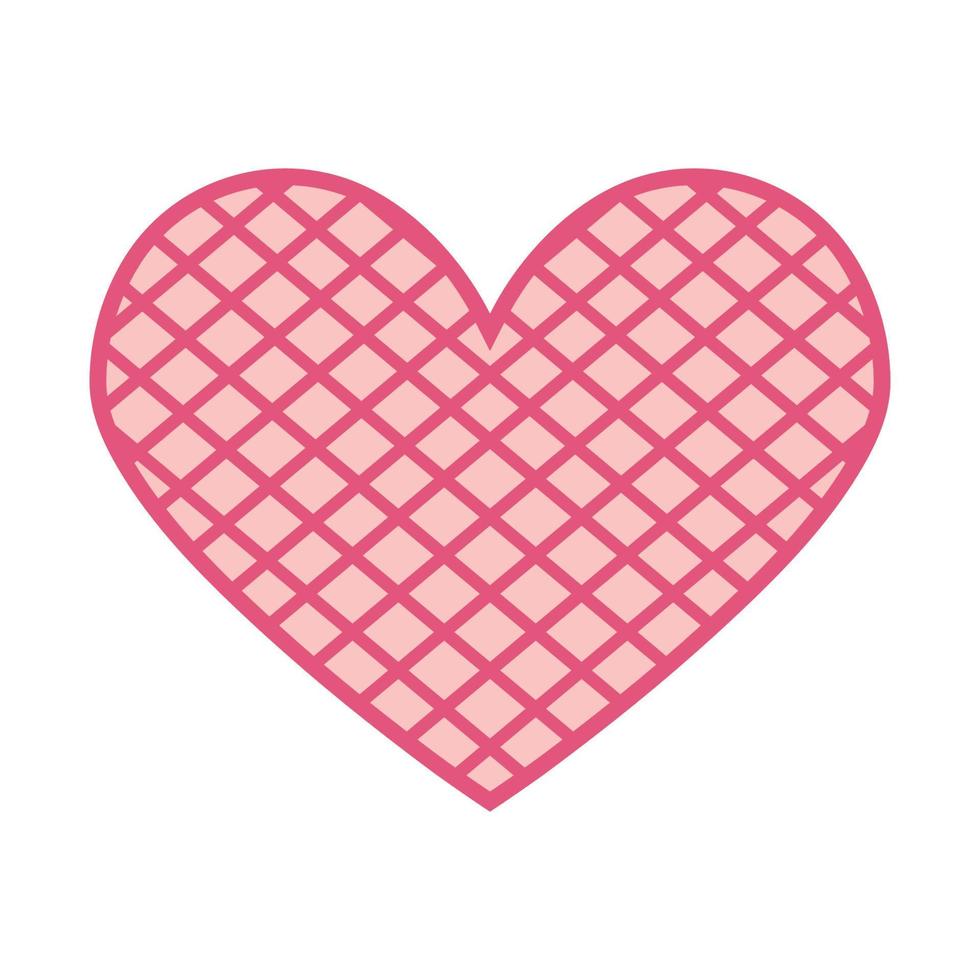 Abstract ornamental heart shaped 3d. Cutout lacy ornate heart. Valentine's day greeting card. Laser cutting design vector