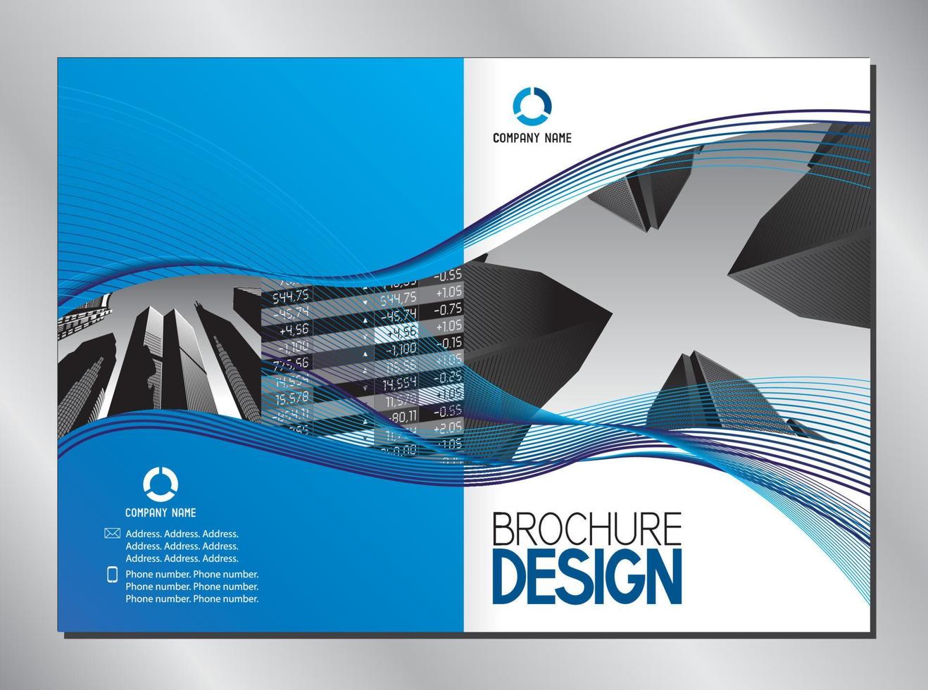 Business Brochure Cover Template vector