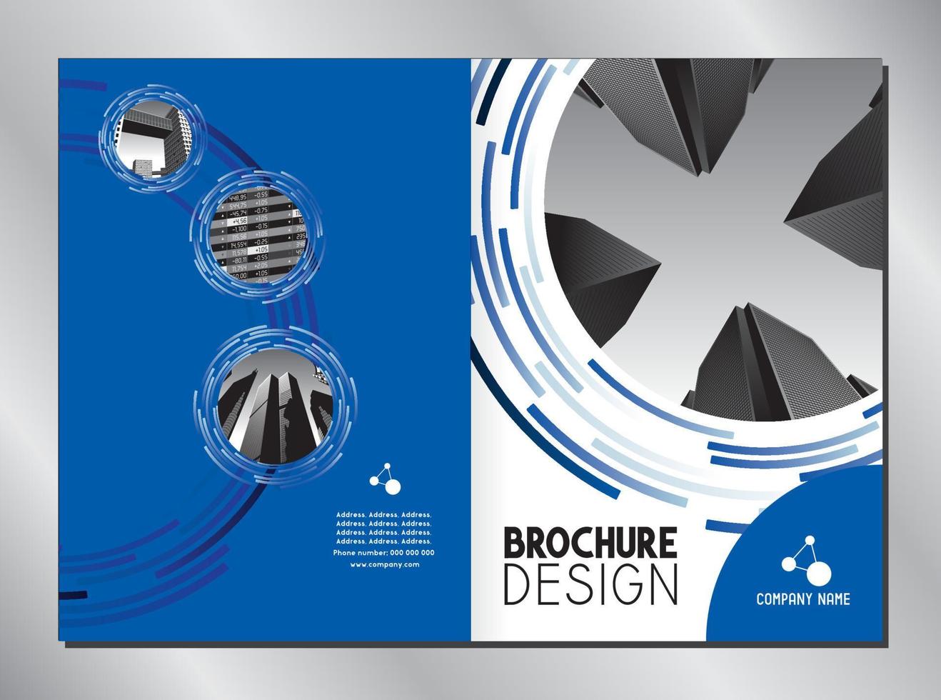 Business Brochure Cover Template vector